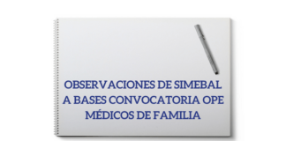 observaciones OPE Médicos de Familia SIMEBAL